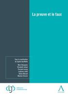 Couverture du livre « La preuve et le faux » de  aux éditions Anthemis