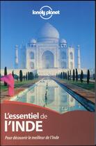 Couverture du livre « L'essentiel de l'Inde (3e édition) » de  aux éditions Lonely Planet France