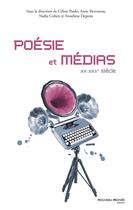 Couverture du livre « Poésie et médias » de Caroline Reverseau aux éditions Nouveau Monde