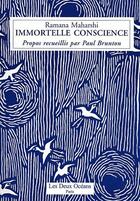 Couverture du livre « Immortelle conscience » de Maharshi/Brunton aux éditions Les Deux Oceans