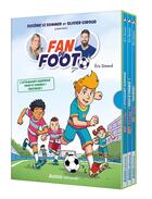 Couverture du livre « Fan de foot : coffret Tomes 1 à 3 » de Eric Simard et Karim Friha aux éditions Auzou