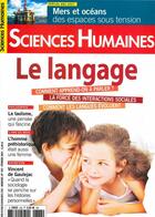 Couverture du livre « Sciences humaines n 333 - le langage - fevrier 2021 » de  aux éditions Sciences Humaines