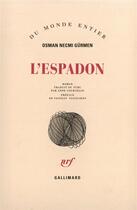 Couverture du livre « L'Espadon » de Gurmen O N aux éditions Gallimard