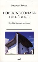 Couverture du livre « Doctrine sociale de l'église » de Baudoin Roger aux éditions Cerf