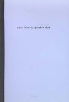 Couverture du livre « Pour Faire Du Gruyere Rape » de L Liegois aux éditions Stock