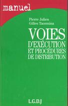 Couverture du livre « Voies d' execution » de Julien/Taormina aux éditions Lgdj