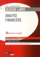 Couverture du livre « Analyse financière (9e édition) » de Beatrice Grandguillot et Francis Grandguillot aux éditions Gualino