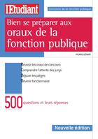 Couverture du livre « Bien se préparer aux oraux de la fonction publique » de Pierre Gevart aux éditions L'etudiant