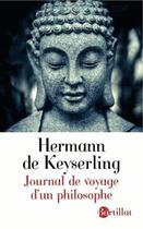 Couverture du livre « Journal de voyage d'un philosophe » de Hermann De Keyserling aux éditions Bartillat