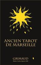 Couverture du livre « Coffret luxe or Ancien Tarot de Marseille » de  aux éditions Trajectoire