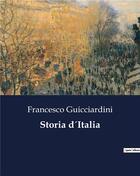 Couverture du livre « Storia d'Italia » de Guicciardini F. aux éditions Culturea