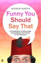 Couverture du livre « Funny You Should Say That » de Andrew Martin aux éditions Penguin Books Ltd Digital