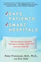 Couverture du livre « Safe Patients, Smart Hospitals » de Vohr Eric aux éditions Penguin Group Us