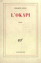 Couverture du livre « L'okapi » de Philippe Diole aux éditions Gallimard