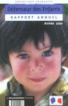 Couverture du livre « Rapport d'activite 2001 de la defenseure des enfants » de  aux éditions Documentation Francaise