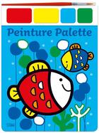 Couverture du livre « Peinture palette ; les poissons » de Corinne Lemerle aux éditions Lito