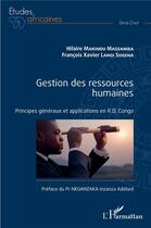 Couverture du livre « Gestion des ressources humaines : principes généraux et applications en R. D. Congo » de Makindu Massamba Kab aux éditions L'harmattan