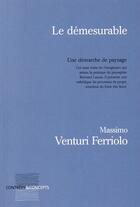 Couverture du livre « Le démesurable ; une démarche de paysage » de Massimo Venturi Ferriolo aux éditions Pu De Valenciennes