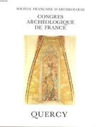 Couverture du livre « Congres Archeologique 1989 Quercy » de  aux éditions Picard