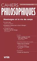 Couverture du livre « Montaigne et la vie du corps » de Seve/Elster/Brisac aux éditions Vrin