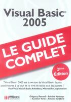 Couverture du livre « Visual basic 2005 (2e édition) » de Gregory Renard et Antoine Griffard et Aurelien Verla aux éditions Micro Application