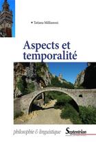 Couverture du livre « Aspects et temporalité » de Pu Septentrion aux éditions Pu Du Septentrion