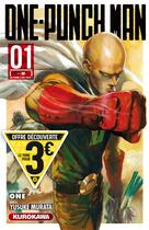 Couverture du livre « One-Punch Man Tome 1 » de Yusuke Murata et One aux éditions Kurokawa