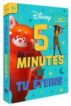 Couverture du livre « 5 minutes et tu éteins : Héros et héroïnes » de Disney Pixar aux éditions Disney Hachette