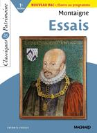 Couverture du livre « Essais » de Michel De Montaigne aux éditions Magnard