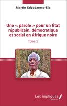 Couverture du livre « Une 