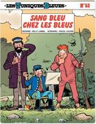 Couverture du livre « Les Tuniques Bleues Tome 53 : sang bleu chez les bleus » de Raoul Cauvin et Willy Lambil aux éditions Dupuis