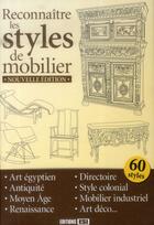 Couverture du livre « Reconnaître les styles de mobilier » de  aux éditions Editions Esi