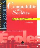 Couverture du livre « Comptabilite des societes » de Grandguillot/Grandgu aux éditions Gualino