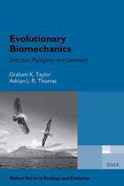 Couverture du livre « Evolutionary Biomechanics: Selection, Phylogeny, and Constraint » de Thomas Adrian aux éditions Oup Oxford