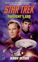 Couverture du livre « Twilight's End » de Oltion Jerry aux éditions Pocket Books Star Trek