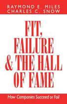 Couverture du livre « Fit, Failure & the Hall of Fame » de Miles Raymond E aux éditions Free Press