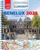 Couverture du livre « Benelux 2023 - atlas routier et touristique (a4-spirale) » de Collectif Michelin aux éditions Michelin