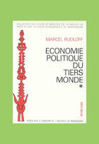 Couverture du livre « Économie politique du tiers monde » de Marcel Rudloff aux éditions Cujas