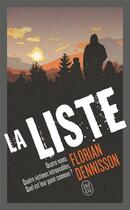 Couverture du livre « La liste » de Florian Dennisson aux éditions J'ai Lu