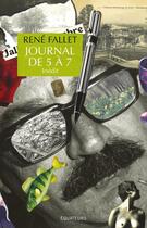 Couverture du livre « Journal de 5 à 7 » de Rene Fallet aux éditions Des Equateurs