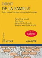 Couverture du livre « Droit de la famille » de Jean Hauser aux éditions Bruylant