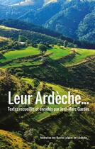 Couverture du livre « Leur Ardèche » de Jean-Marc Gardes aux éditions Fol Ardeche