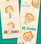 Couverture du livre « Mi-anges, mi-demons » de Ilivier Pog et Melanie Fuentes aux éditions Les Minots
