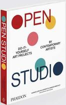 Couverture du livre « Open studio ; do-it-yourself art projects by contemporary artists » de Amanda Benchley et Sharon Coplan Hurowitz et Casey Kelbaugh aux éditions Phaidon Press