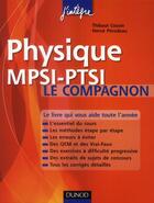 Couverture du livre « Physique ; le compagnon MPSI-PTSI (2e édition) » de Thibaut Cousin et Herve Perodeau aux éditions Dunod
