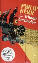 Couverture du livre « La trilogie berlinoise : coffret Tomes 1 à 3 » de Philip Kerr aux éditions Le Livre De Poche