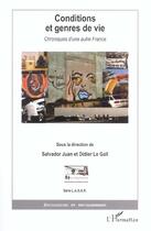 Couverture du livre « Conditions et genres de vie - chroniques d une autre france » de Salvador Juan aux éditions Editions L'harmattan
