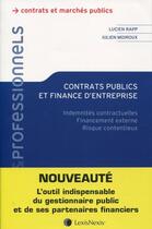 Couverture du livre « Contrats publics et finance d'entreprise » de Julien Moiroux aux éditions Lexisnexis