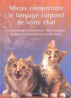 Couverture du livre « Mieux comprendre le langage corporel de votre chat » de Isabelle Lauer aux éditions Chantecler