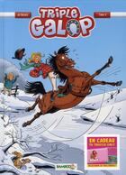 Couverture du livre « Triple galop Tome 4 » de Benoit Du Peloux aux éditions Bamboo